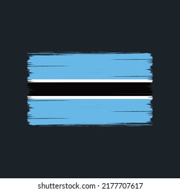 Botswana Flag Vector. National Flag