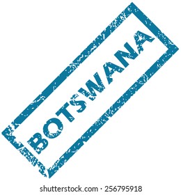 Botswana grunge rubber stamp on a white background. Vector illustration 