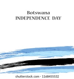 Botswana Independence Day Background.