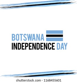 Botswana Independence Day Background.