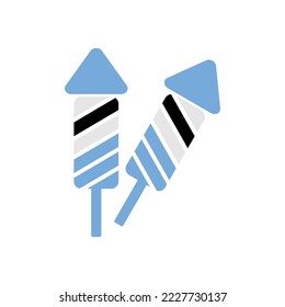 Botswana independence day icon set vector sign symbol