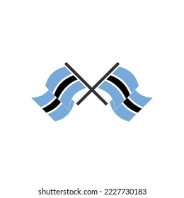 Botsuana-Unabhängigkeitstag-Symbol auf Vektorsymbol
