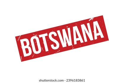 Botswana-Gummistempel-Siegel-Vektorgrafik