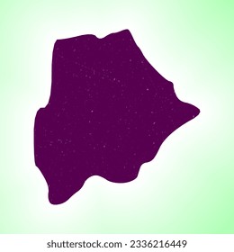 Botswana shape on gradient background. Country map with scratch texture. Botswana vibrant poster. Classy vector illustration.