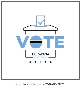 Botswana voting, Botswana citizen participation in voting, going to vote, voting, hand leaving vote, positive vote, negative vote, hand leaving paper in ballot box, elections, election of ruler.