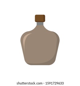 Bottle 1 simple illustration clip art vector