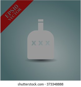 Bottle of alcohol high quality icon