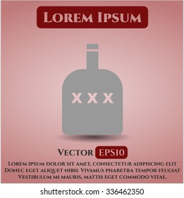 Bottle of alcohol icon