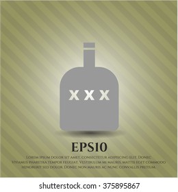 Bottle of alcohol icon