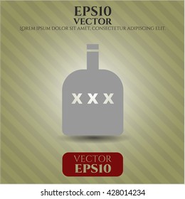 Botella de alcohol
