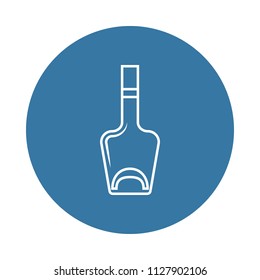 bottle of alcohol icon. Element of bottle icons for mobile concept and web apps. Badge style bottle of alcohol icon can be used for web and mobile apps on white background