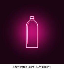 bottle of alcohol icon. Elements of Bottle in neon style icons. Simple icon for websites, web design, mobile app, info graphics