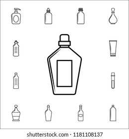 bottle of alcohol icon. Bottle icons universal set for web and mobile