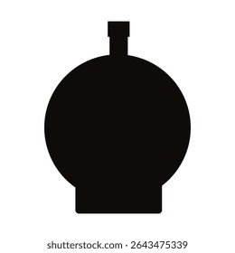 Bottle of alcohol icon vector. Bottle illustration sign. Alcohol symbol. Wine logo.