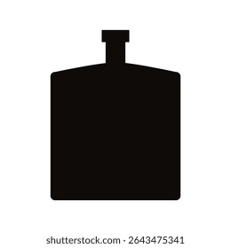 Bottle of alcohol icon vector. Bottle illustration sign. Alcohol symbol. Wine logo.