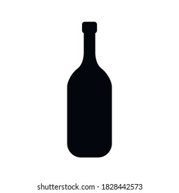 Flasche Alkohol Symbol. Vektor einzeln
