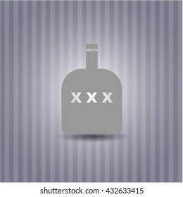 bottle of alcohol icon vector symbol flat eps jpg app