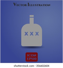 Bottle of alcohol symbol