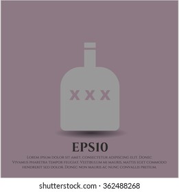 Frasco de alcohol
