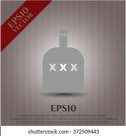Bottle of alcohol symbol