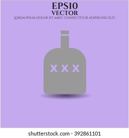 Bottle of alcohol symbol