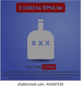 Bottle of alcohol symbol