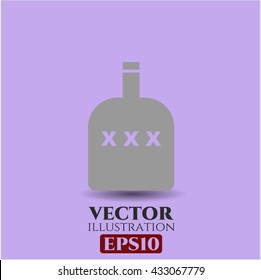 Bottle of alcohol symbol