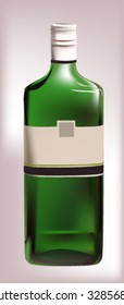 bottle of alcoholic drink