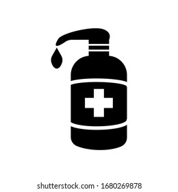 bottle antiseptik icon collection, trendy style