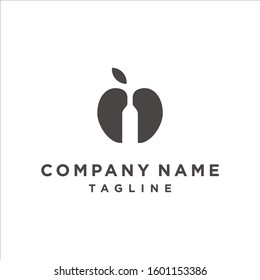 Bottle apple logo / apple logo