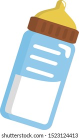 Bottle art design icon element