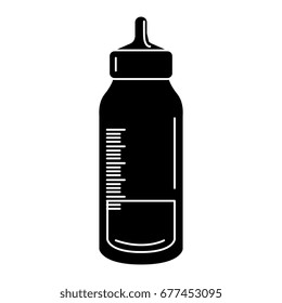 bottle baby isolated icon