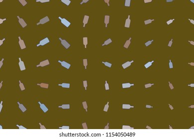 Bottle background hand drawn, for graphic design. Vector artwork.
