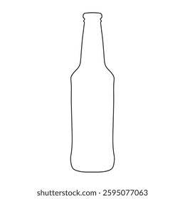 bottle, beer, glass, alcohol, drink, isolated, white