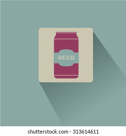 a bottle of beer. icon