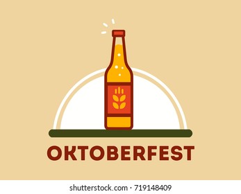 bottle of beer for Oktoberfest