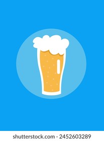 Bottle of beer vector illustration