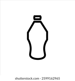 Bottle in Black. EPS File