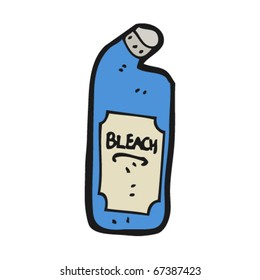 bottle of bleach cartoon