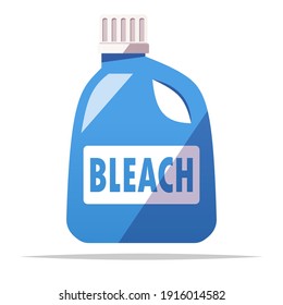 Bottle Of Bleach Vector Isolated Illustration