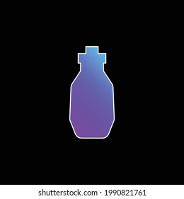 Bottle blue gradient vector icon