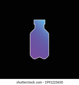 Bottle blue gradient vector icon