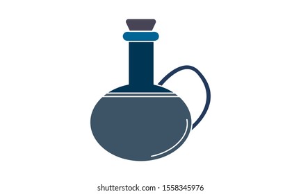 A bottle of body oil icon. Element of make up and cosmetics icon for mobile concept and web apps.