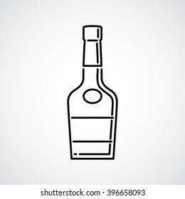 bottle of brandy icon