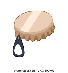 La tapa de la botella se abre con un abridor, que simboliza el refrigerio, la celebración y el ocio perfecto para bebidas, fiestas, bares, refrescos o cerveza ilustraciones e iconos