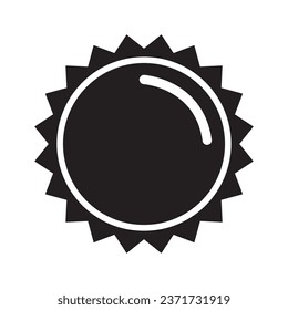 bottle cap icon logo vector design template