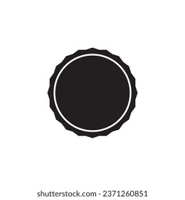 bottle cap icon vector template illustration logo design
