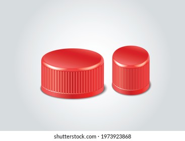 Bottle cap in isolated background