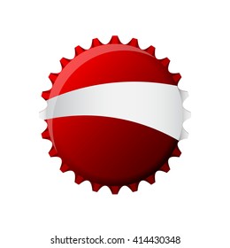 bottle cap vector illustration