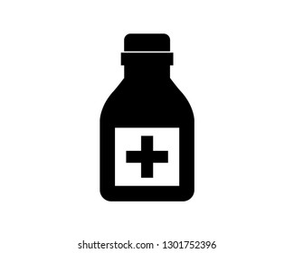 bottle capsule vector icon template